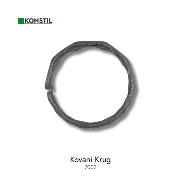 Kovani krug - Ø100 12x6 mm grif