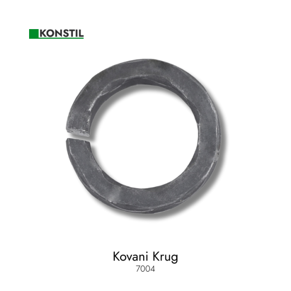 Kovani krug - Ø100 12x12 mm grif