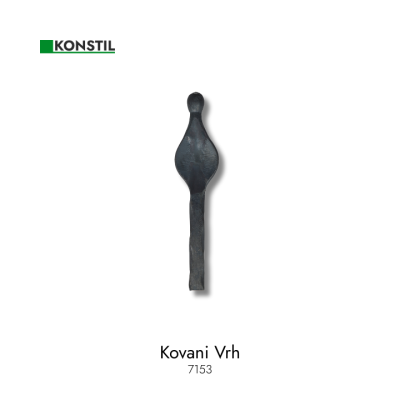 Kovani Vrh - List Kuglica - 12x12 mm grif