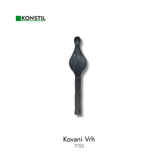 Kovani Vrh - List Kuglica - 12x12 mm grif