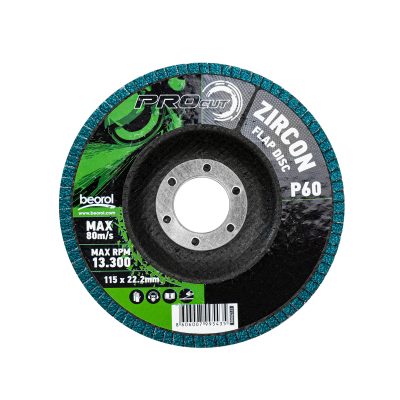 Brusni disk zirkon, granulacija 60, ø115mm