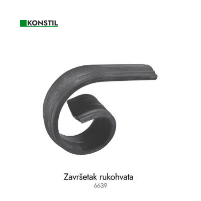 Spiralni završetak 100x120 pun rukoh 40x11mm
