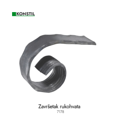 Spiralni završetak 100x120mm Flah 40x5grif