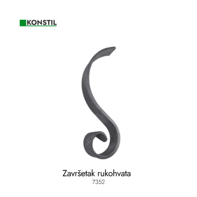 Završetak kraći 90x290mm Flah 40x8 mm