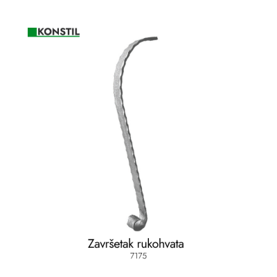 Završetak duži 170x700mm Flah 40x8 grif