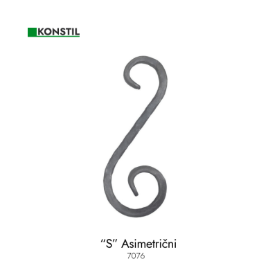 S asimetrični 250x100 12x12 grif