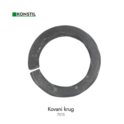 Kovani krug Ø120 14x14 grif