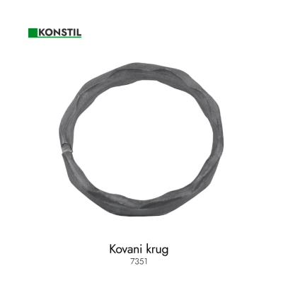 Kovani krug Ø100 14x6 grif