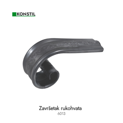 Spiralni završetak 100x170 T ruk. cvet 50x15
