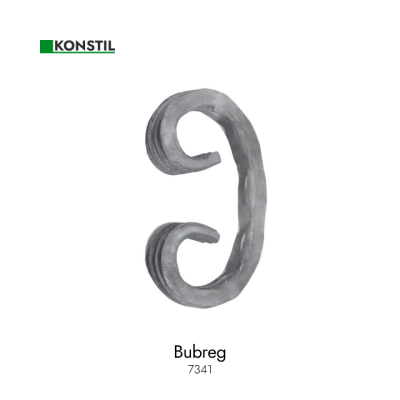 Bubreg 110x75 12x12mm grif