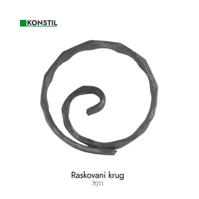 Raskovani krug Ø120 12x6 mm grif
