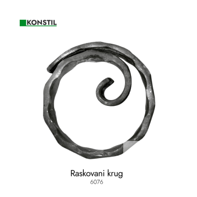 Raskovani krug Ø120 20x8 mm grif