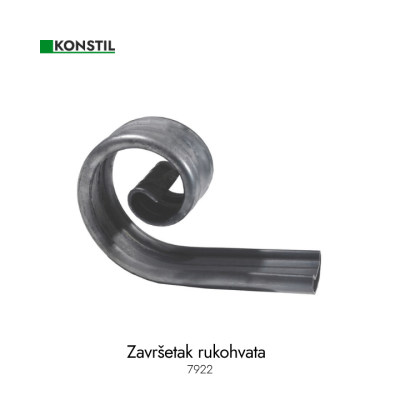 Spiralni završetak veliki 150x200 Ruk šuplj 50x2