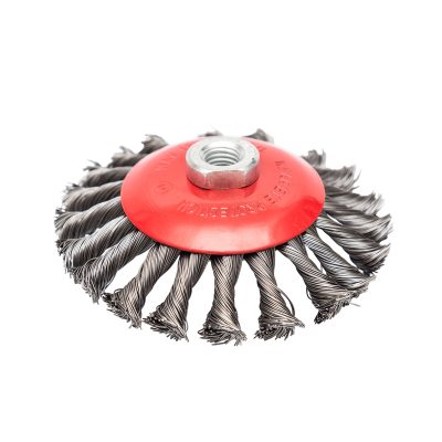 Mašinska čelična četka, kružna upletena ø125mm za brusilicu