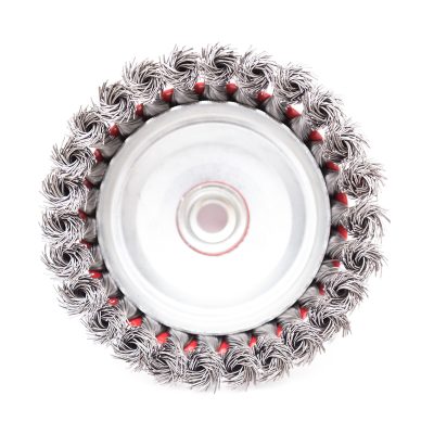 Mašinska čelična četka, upletena lončasta ø125mm za brusilicu - Image 2