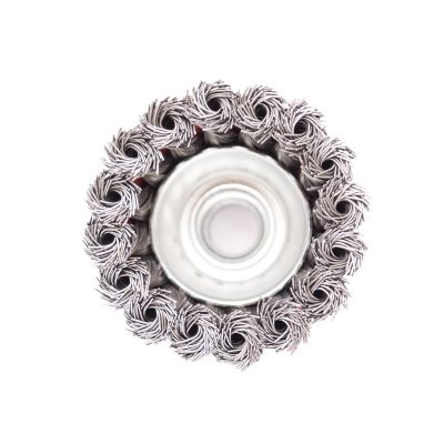 Mašinska čelična četka, upletena lončasta ø65mm za brusilicu - Image 2