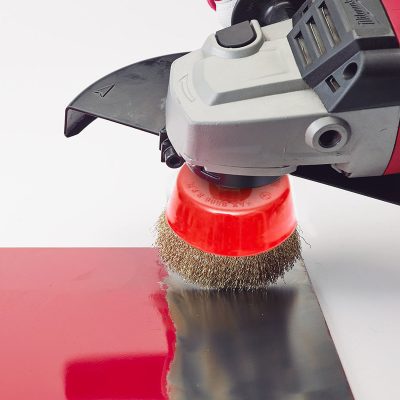 Mašinska mesingana četka lončasta, ø125mm za brusilicu - Image 4