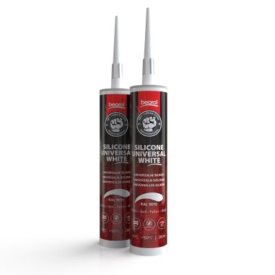 Silikon acetat univerzal 280ml, beli - Image 2